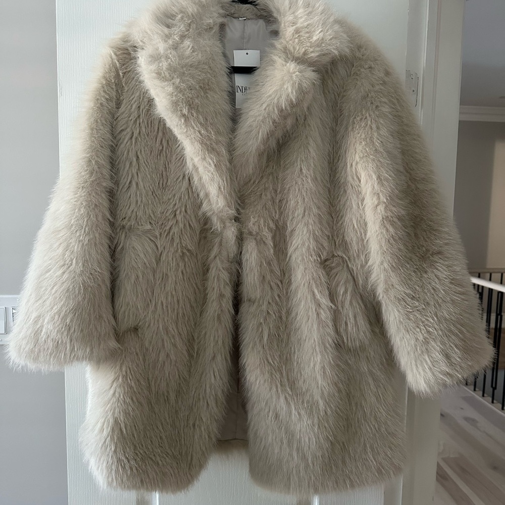 Women's Cream Teddy Jacket